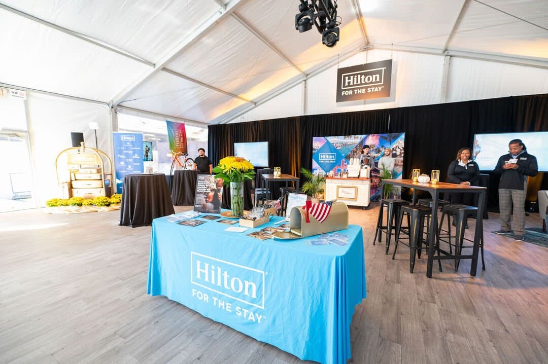 brand activation tent rental